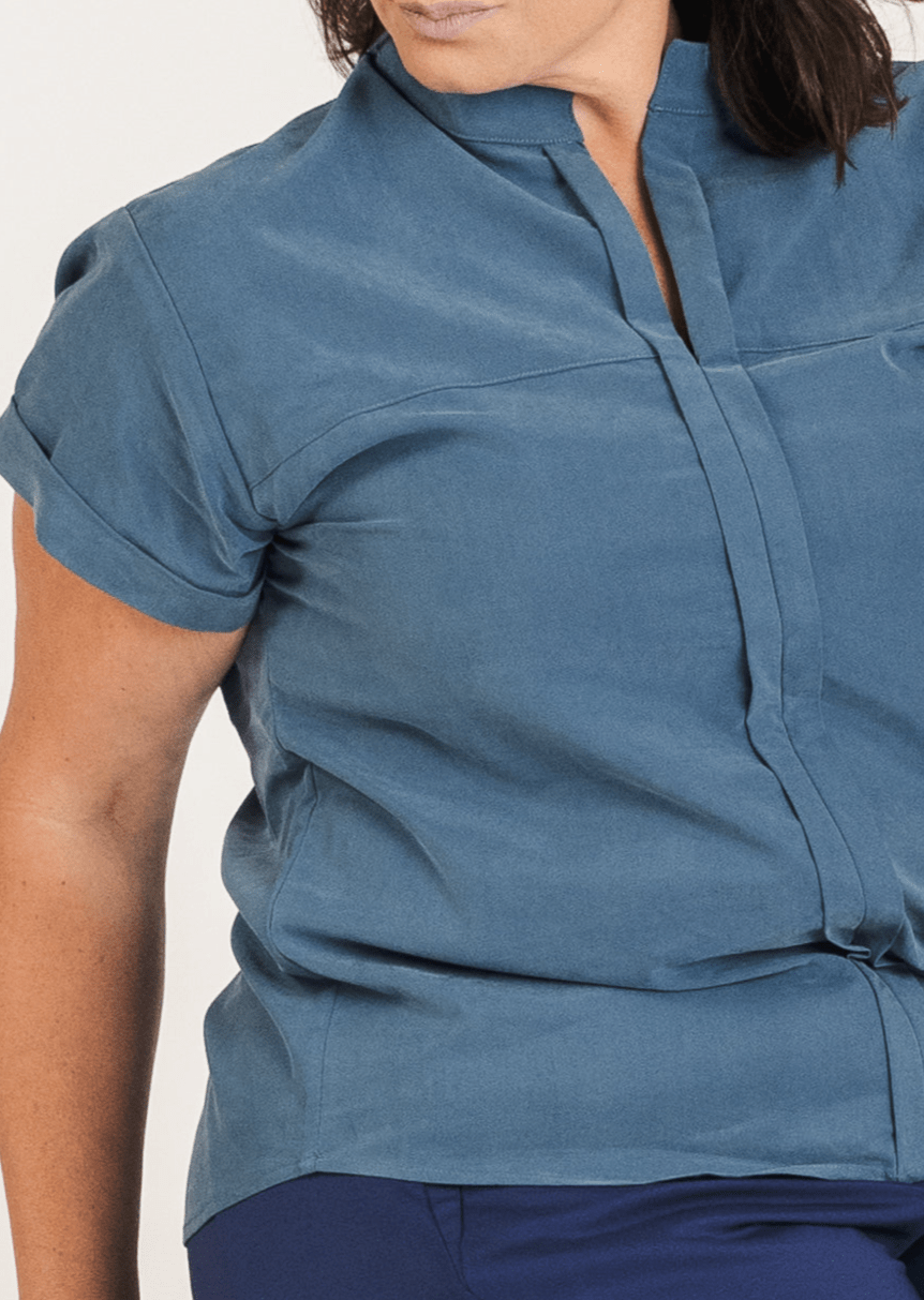 Virgo Pullover - Gentle Stretch Poplin - SISU