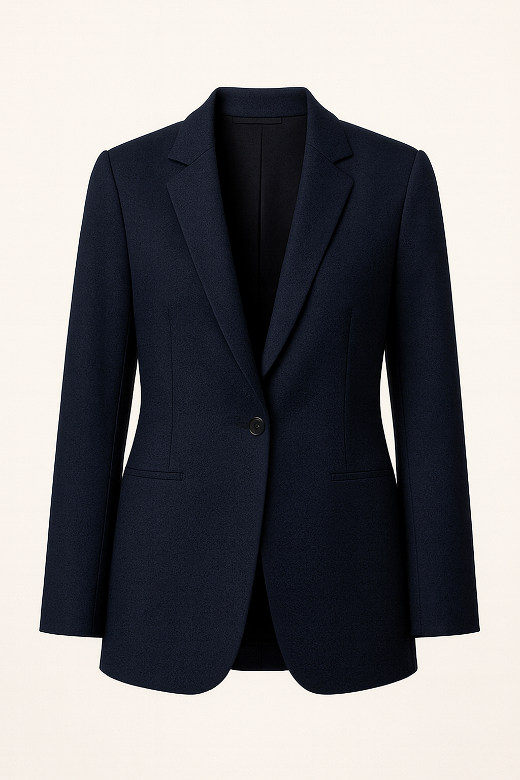 Boyfriend blazer for women with soft tailoring and clean lines.